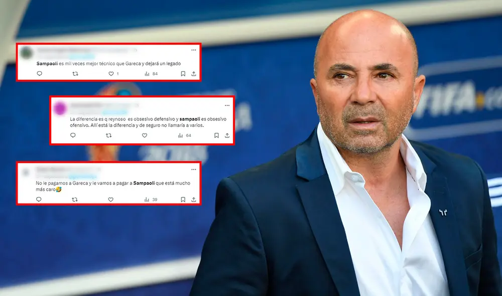 Jorge Sampaoli ya ha dirigido a selecciones sudamericanas, como Argentina y Chile. Foto: composición de LR/capturas de X/EFE