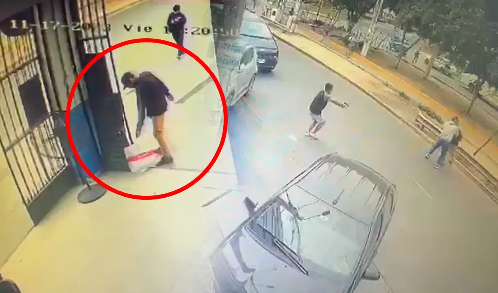 Uno de los extorsionadores se encontraba armado cuando fue detenido por la PNP. Foto: composición LR. Uno de los extorsionadores se encontraba armado cuando fue detenido por la PNP. Foto: composición LR.