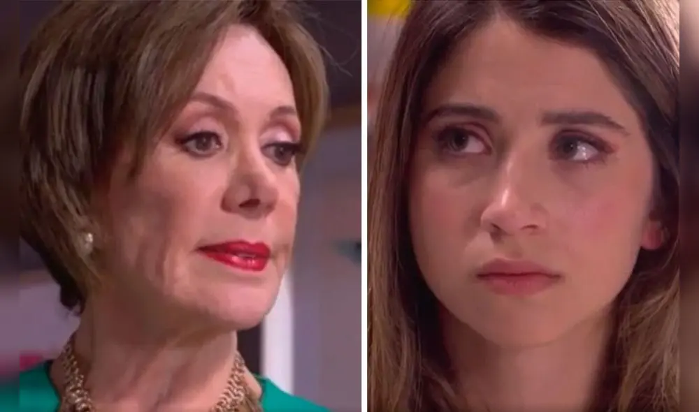 Francesca aconseja a Alessia en 'Al fondo hay sitio'. Foto: captura de América TV