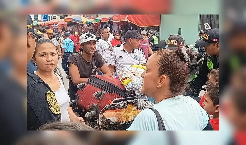 Los extranjeros indocumentados continúan abandonando el país a través de la frontera entre Ecuador y Tumbes. Foto: cortesía