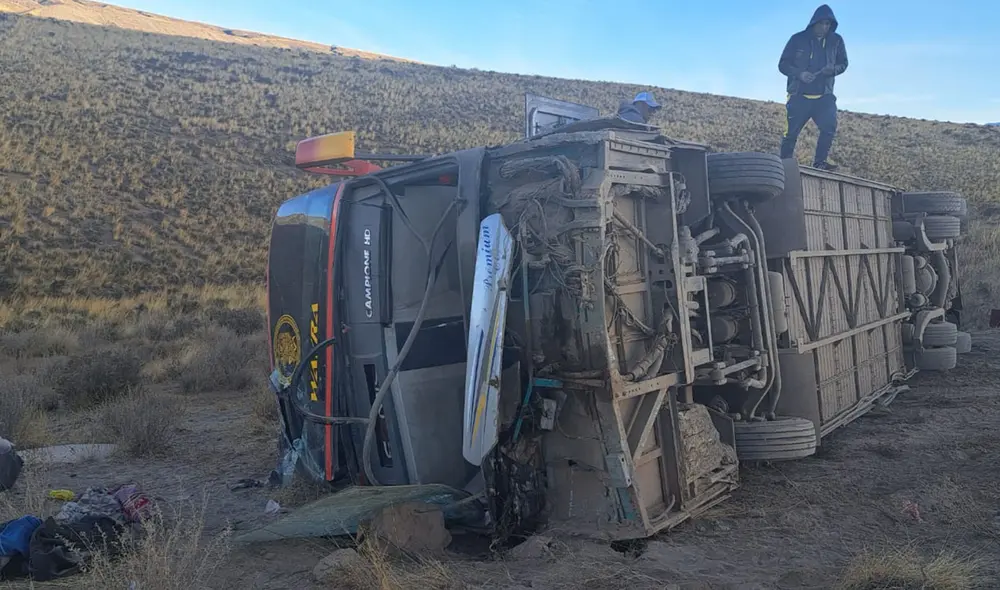 Accidente se registró la mañana de este sábado 18. Foto: PNP