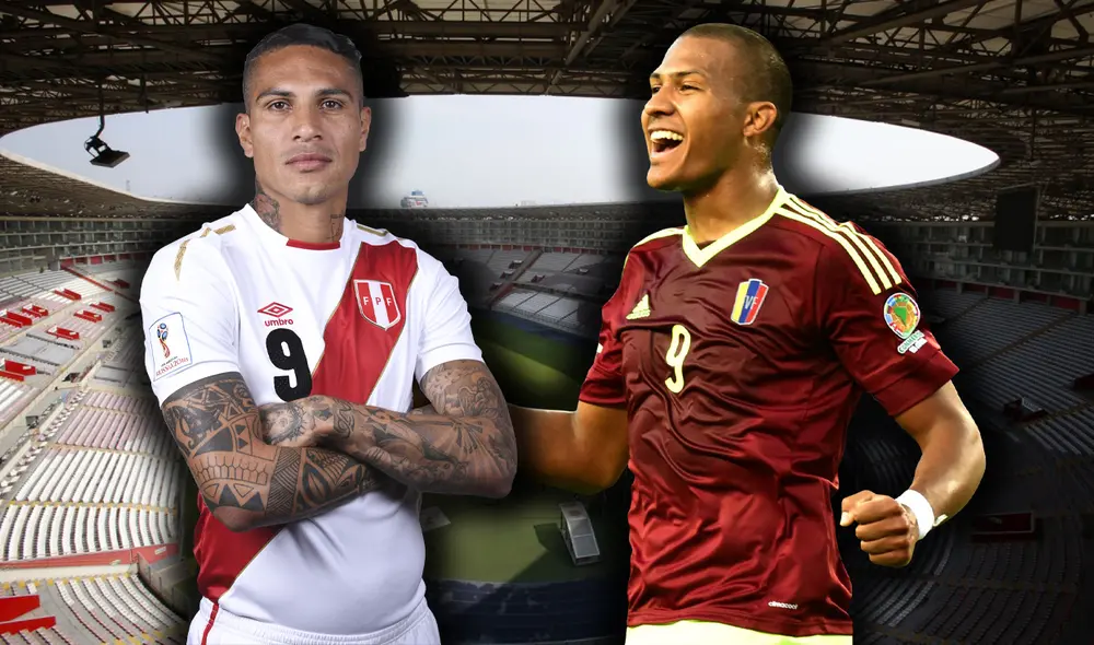 Perú vs. Venezuela se enfrentan en el estadio Nacional de Lima. Foto: composición GLR