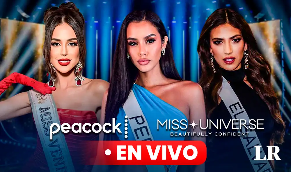 Camila Escribens, Diana Silva e Isabella García en el Miss Universo 2023. Foto: composición de Jazmin Ceras - La República/Miss Universo/Peacock