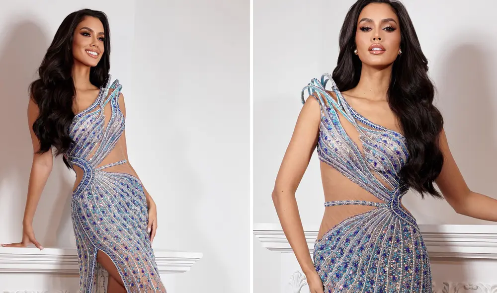 Camila Escribens dejó en alto el nombre del Perú y quedó en el top 10 en el Miss Universo. Foto: composición LR / Telemundo