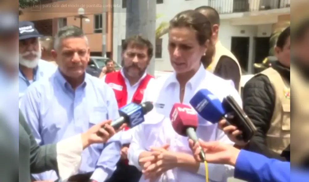 Ministra de Vivienda comentó que investigan las amenazas recibidas. Foto: Canal N.