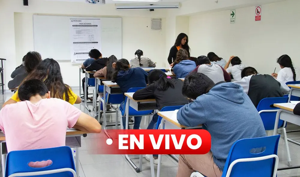 Miles de jóvenes rinden la prueba a nivel nacional. Foto: Beca 18 Miles de jóvenes rinden la prueba a nivel nacional. Foto: Beca 18