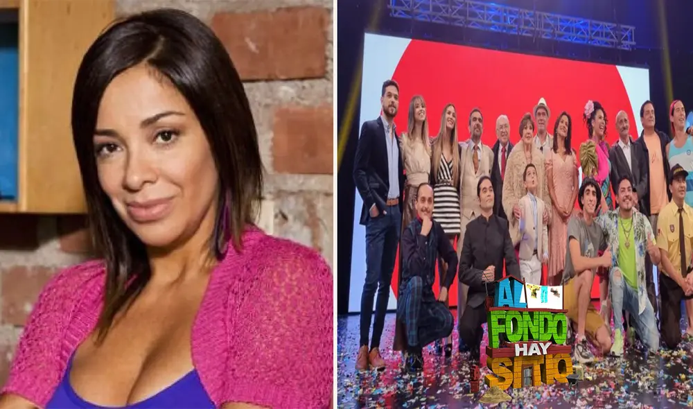 'Al fondo hay sitio': Tatiana Astengo dio vida al personaje de Reina Pachas, amante de 'Luchito', quien era pareja de 'Charito'. Foto: composición LR/América TV