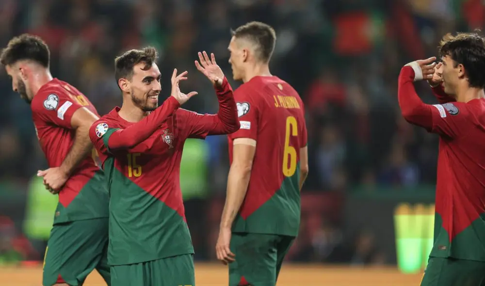 Los lusos terminaron invictos en su grupo para la clasificación a la Eurocopa 2024. Foto: EFE Los lusos terminaron invictos en su grupo para la clasificación a la Eurocopa 2024. Foto: EFE