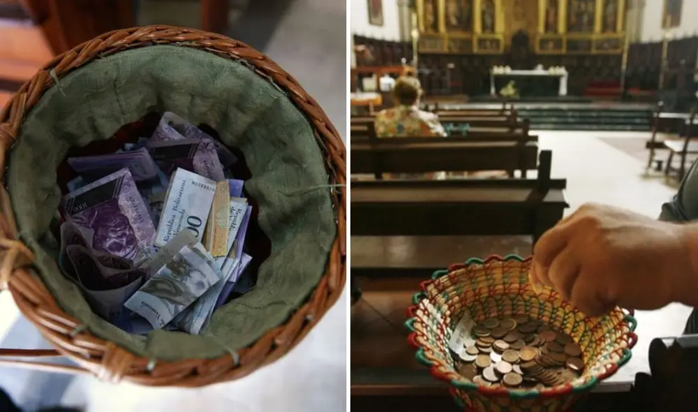 La limosna es una tradición religiosa muy practicada por los fieles de la Iglesia Católica. Foto: composición LR/Infovaticana La limosna es una tradición religiosa muy practicada por los fieles de la Iglesia Católica. Foto: composición LR/Infovaticana