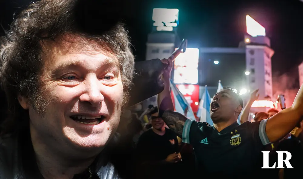 El economista Javier Milei se impuso sobre su contendor Sergio Massa por más de 10 puntos porcentuales de diferencia. Foto: composición de Fabrizio Oviedo para La República/EFE El economista Javier Milei se impuso sobre su contendor Sergio Massa por más de 10 puntos porcentuales de diferencia. Foto: composición de Fabrizio Oviedo para La República/EFE