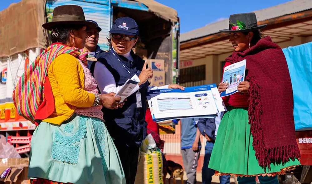 La información se difundió a través de las plataformas digitales de la Onpe. Foto: Onpe