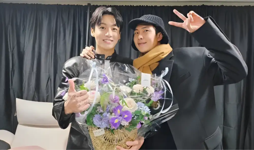 El rapero de BTS visitó aa Jungkook previo al inicio del concierto gratis en Corea.Foto: RM en Instagram