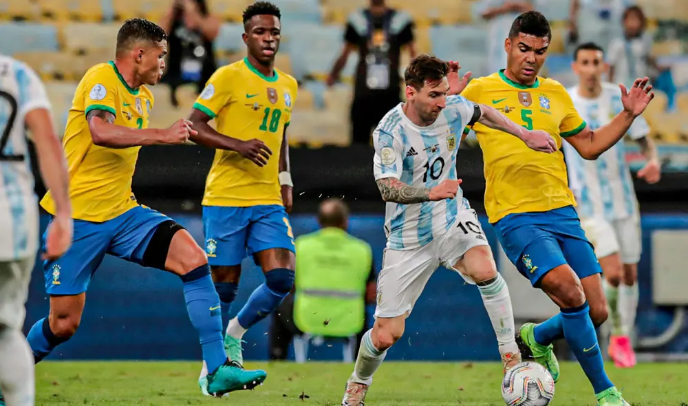 Argentina vs. Brasil: la Verdeamarela no le gana a la Albiceleste desde el 2019. Foto: EFE
