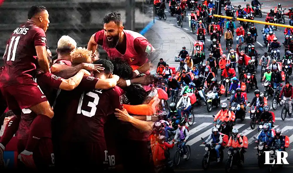 Venezolanos en Lima se alistan para recibir a su selección esta tarde del 20 de noviembre. Foto: composición LR / EFE / REUTERS/Luisa Gonzalez