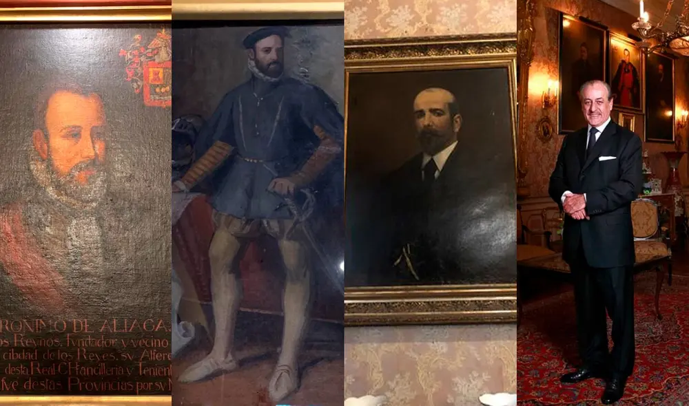El primer conde de San Juan de Lurigancho recibió su título en el siglo XVII. Foto: composición LR/Casa Aliaga El primer conde de San Juan de Lurigancho recibió su título en el siglo XVII. Foto: composición LR/Casa Aliaga