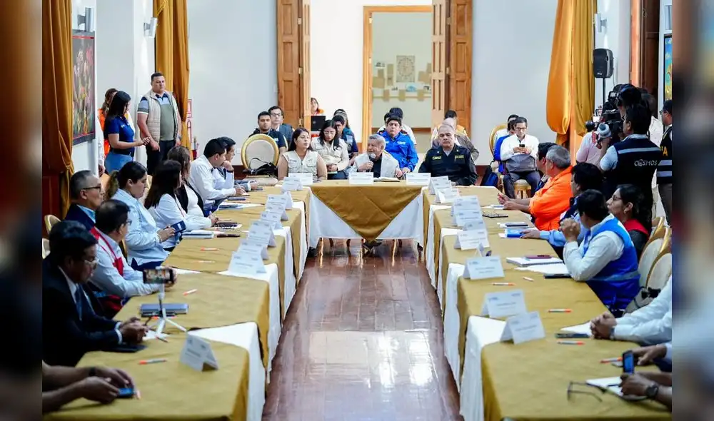 Autoridades anunciaron que la Procuraduría y la Policía pondrán freno a invasores. Foto: GORE La Libertad