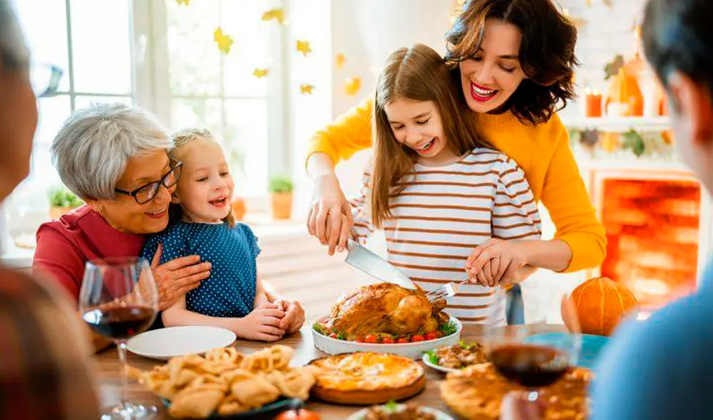 La cena de Acción de gracias es utilizada por muchas familias y amigos para reencontrarse. Foto: wekookmarketing La cena de Acción de gracias es utilizada por muchas familias y amigos para reencontrarse. Foto: wekookmarketing