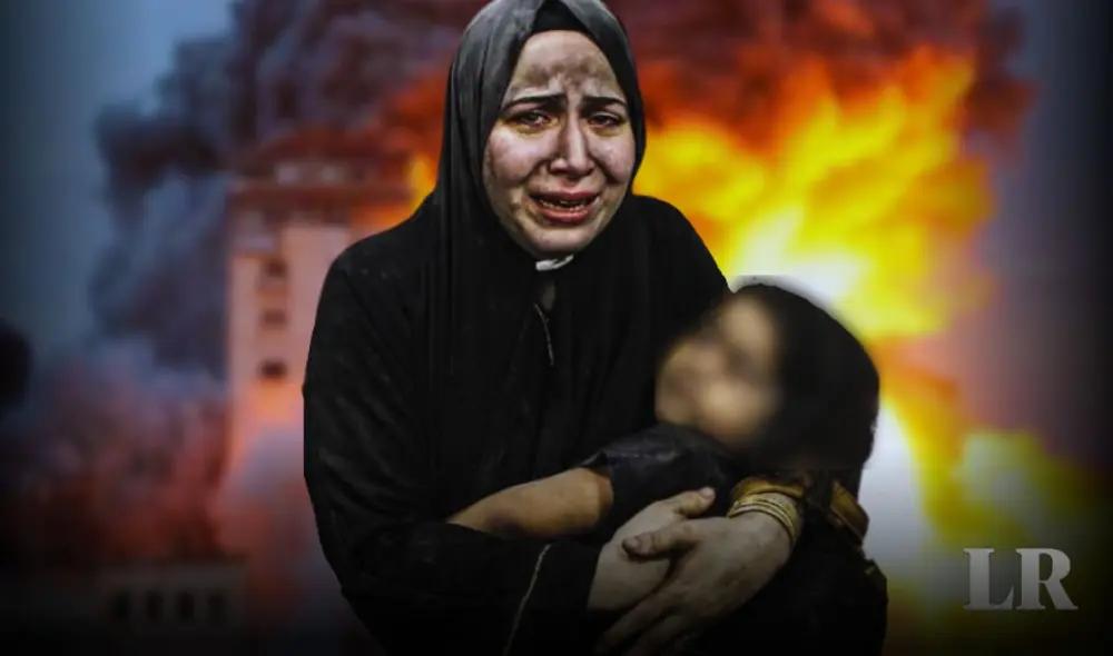 A parte de el constante peligro de muerte, los niños en Gaza tienen que lidiar con el trauma psicológico que les está dejando la guerra. Foto: composición LR/referencial