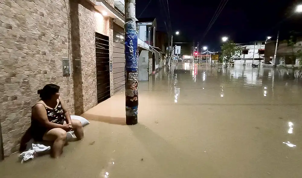 Riesgo. Familias viven en zonas de alto riesgo de inundación. Foto: cortesía/LR