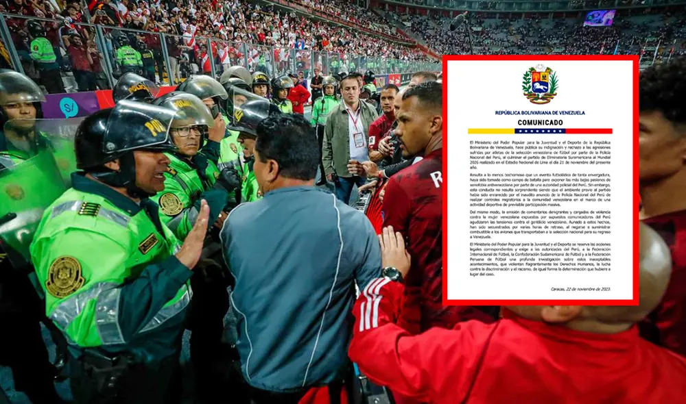 Jugador de la Vinotinto terminó con un dedo fractura causado por agresión policiaca. Foto: composición LR/El Universal/Gobierno Venezolano Jugador de la Vinotinto terminó con un dedo fractura causado por agresión policiaca. Foto: composición LR/El Universal/Gobierno Venezolano