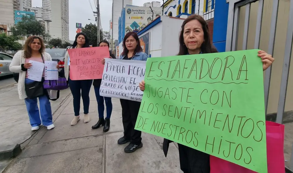 Los padres de familia están indignados. Foto: Rosa Quicho/La República