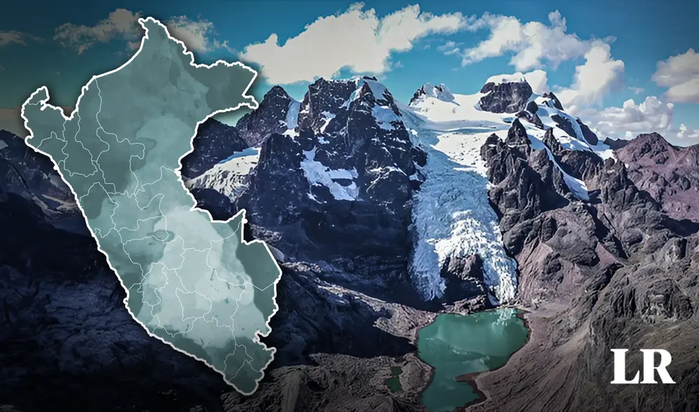 La cordillera Blanca es la cadena de montañas con más glaciares en el Perú. Foto: composición LR