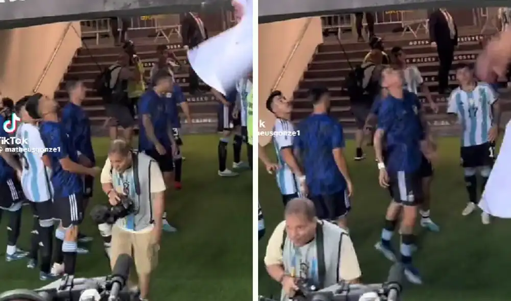 Angel Di María fue suplente en el partido de Argentina contra Brasil por Eliminatorias. Foto: composición LR/captura