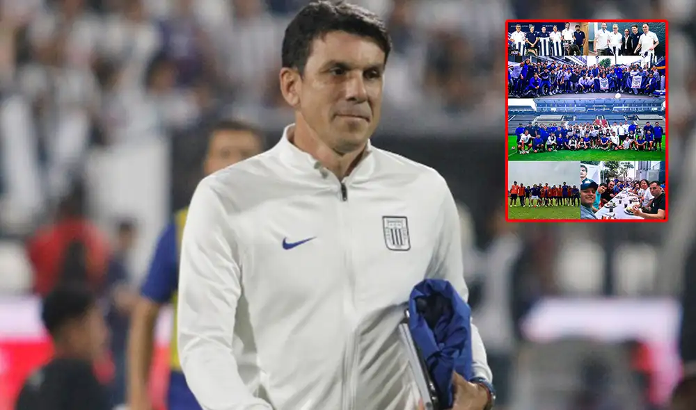 Mauricio Larriera fue DT de Alianza Lima por poco más de cuatro meses. Foto: composición de LR/Luis Jiménez/captura de X
