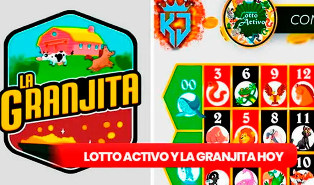 Lotería Lotto Activo y la Granjita de HOY, 24 de noviembre de 2023, resultados de los Animalitos, Pirámide de Animalitos y datos explosivos. Foto: composición LR/ LotoVen/ RuletaActivaKJ Lotería Lotto Activo y la Granjita de HOY, 24 de noviembre de 2023, resultados de los Animalitos, Pirámide de Animalitos y datos explosivos. Foto: composición LR/ LotoVen/ RuletaActivaKJ