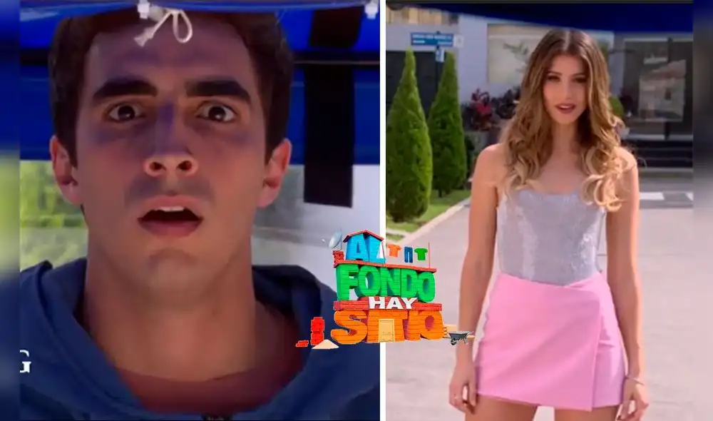 Alessia impactó a Jimmy con tremendo look en medio de Las Nuevas Lomas. Foto: Captura de América TV