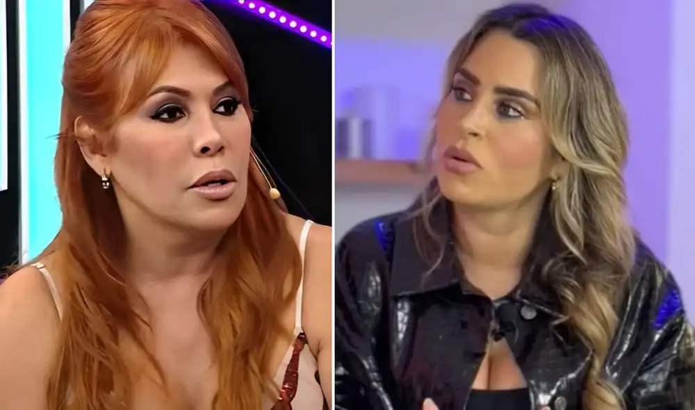 Magaly Medina afirma que no tiene nada que hablar con Ethel Pozo fuera de cámaras. Foto: composición LR/Captura de ATV/Captura Youtube