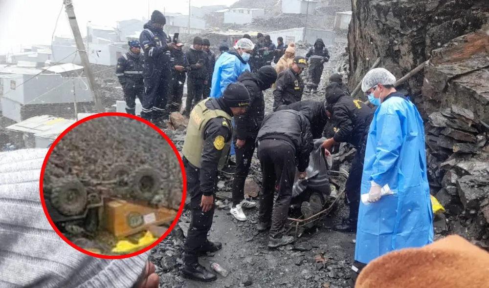 El cuerpo de Jonny Calisaya fue llevado a la morgue del centro de salud de La Rinconada. Foto: composicipon LR/referencial/La Decana