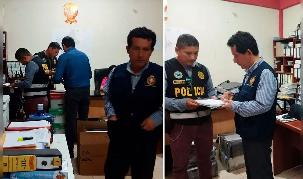 Agentes de la PNP también participaron de las diligencias. Foto: composición La República/Fiscalía Agentes de la PNP también participaron de las diligencias. Foto: composición La República/Fiscalía