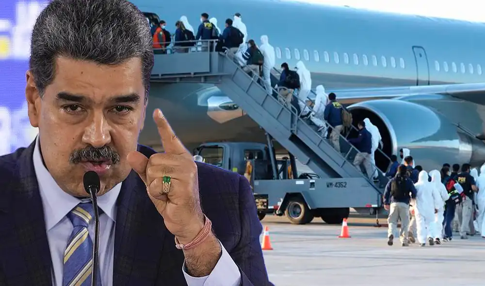 El Ministerio del Interior de Chile explicó que el avión no pudo despegar debido a la negativa del Gobierno venezolano. Foto: composición LR/ AFP/Associated Press El Ministerio del Interior de Chile explicó que el avión no pudo despegar debido a la negativa del Gobierno venezolano. Foto: composición LR/ AFP/Associated Press