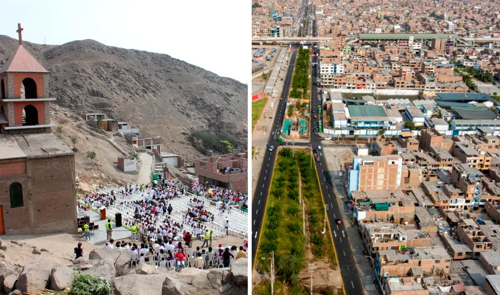 Fueron más de 200 familias ayacuchanas que llegaron a San Juan de Lurigancho, donde fundaron Villa Huanta. Foto: composición LR/Andina/Villa Huanta
