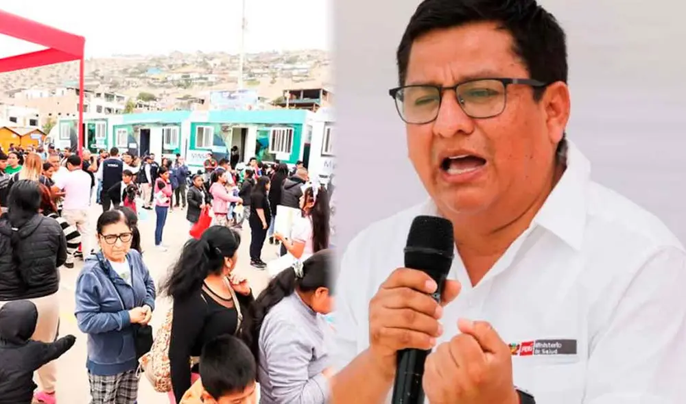 El ministro de Salud, César Vásquez, impulsará el Plan 1.000 para mejorar el servicio de salud. Foto: composición LR/Andina