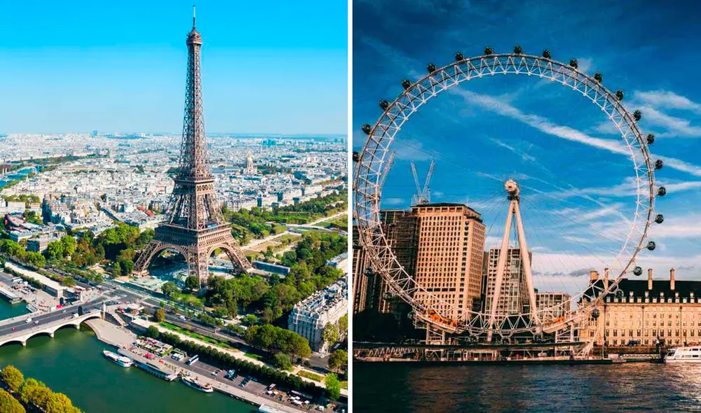 Londres y París fueron de los destinos más solicitados en la anterior edición, según Hooper. Foto: composición LR/Visita Londres/National Geographic