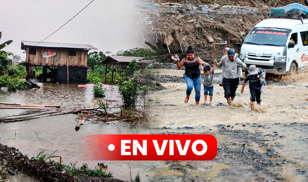 Lluvias en el Perú persisten y provocan estragos en diferentes ciudades. Foto: composición LR/ Mun. de Echarati/Mun. de La Morada
