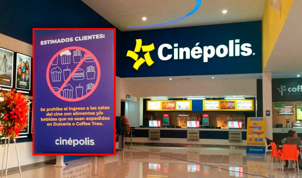 De acuerdo con la ley, los usuarios pueden ingresar con alimentos similares a los que expenden las confiterías de estas cadenas. Foto: ComposiciónLR/Alvaro Lozano De acuerdo con la ley, los usuarios pueden ingresar con alimentos similares a los que expenden las confiterías de estas cadenas. Foto: ComposiciónLR/Alvaro Lozano