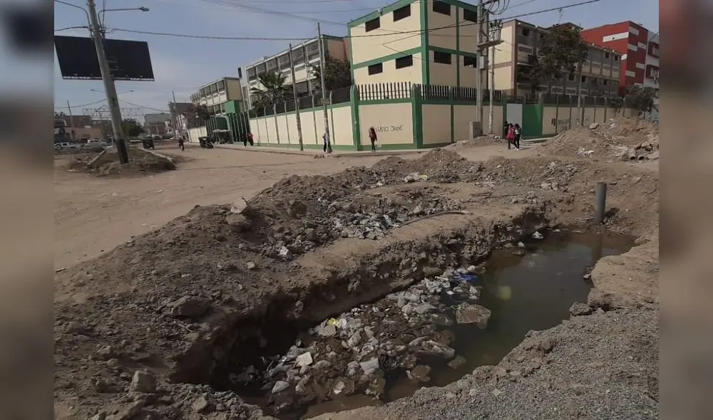 Actualmente, persiste la presencia de aguas en subsuelo, entre Sáenz Peña y Cahuide. Foto: Carlos Vásquez/La República