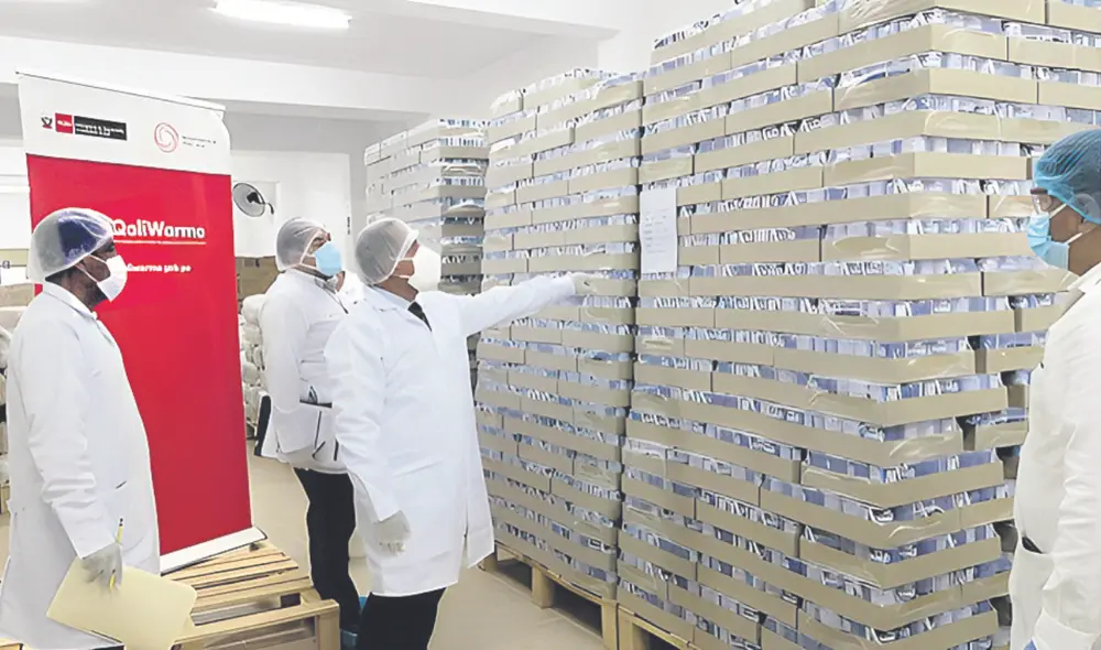 Inmovilizados. Los 22 lotes contaminados fueron detectados en diferentes colegios del país, incluyendo Lima y Callao, según reportes de Digesa y Qali Warma. Foto: difusión