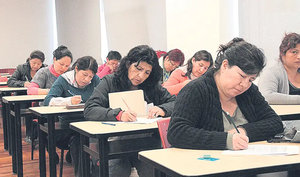Examen. Este año se lograría una cifra récord de maestros nombrados. Y el próximo año se pondrán en concurso 20.000 plazas. Foto: difusión