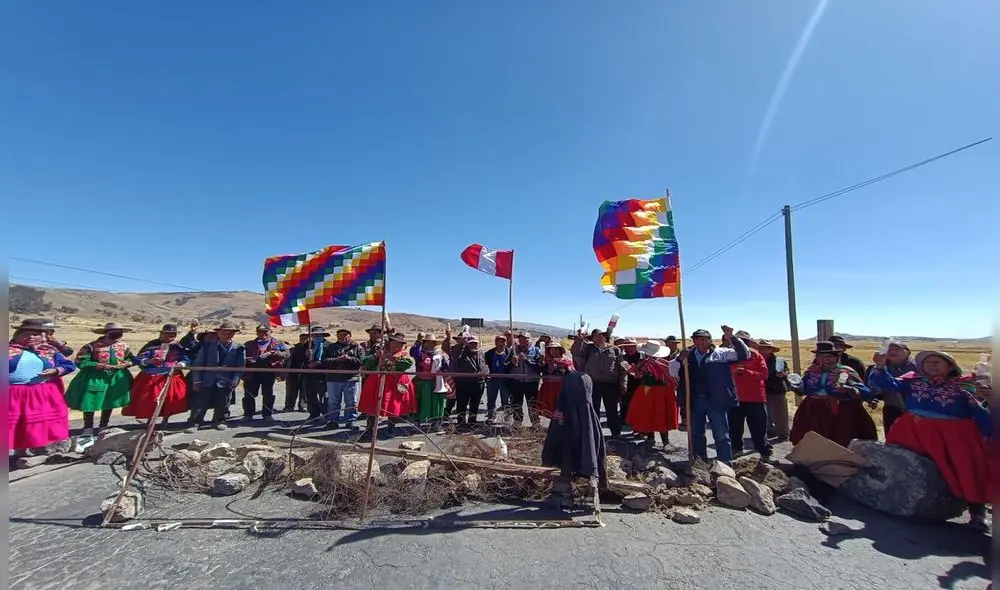 Puno quiere reeditar las protestas del año pasado. Insisten con la renuncia de Dina Boluarte. Foto: La República