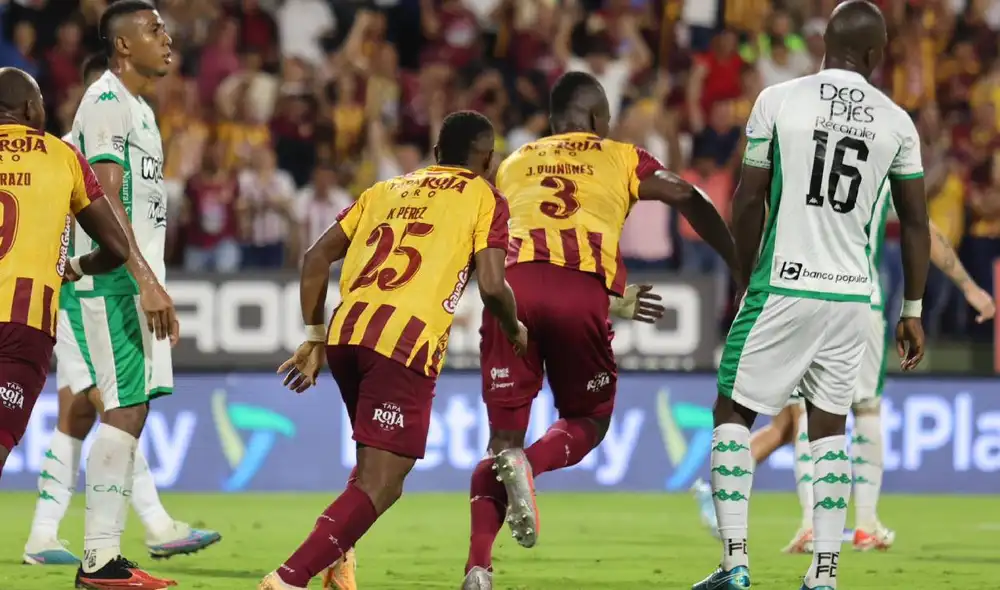 Deportes Tolima es el único líder del grupo A de los cuadrangulares finales de la Liga BetPlay. Foto: Club Deportes Tolima/X Deportes Tolima es el único líder del grupo A de los cuadrangulares finales de la Liga BetPlay. Foto: Club Deportes Tolima/X