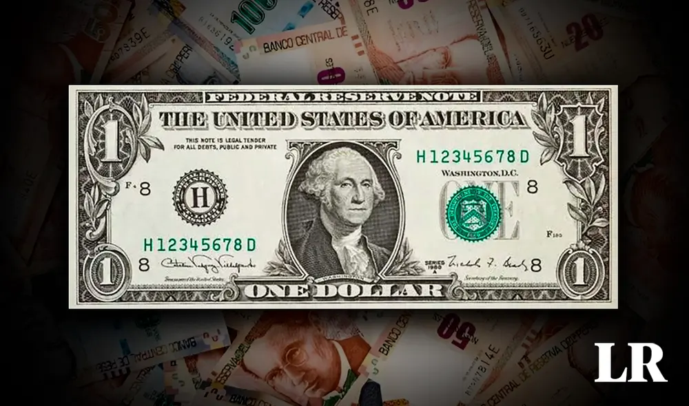 Este billete de 1 dólar destaca en el mercado de la numismática de América Latina, Estados Unidos y el mundo. Foto: composición de Fabrizio Oviedo/La República/EBay/Terra