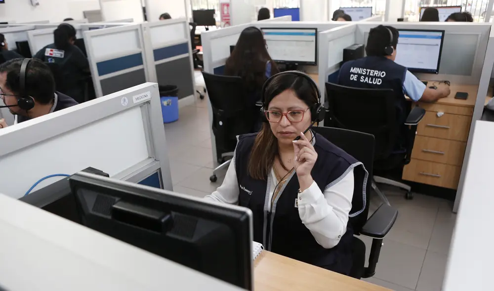 Central. La línea 113 es atendida por profesionales de la salud las 24 horas del día, siete días a la semana