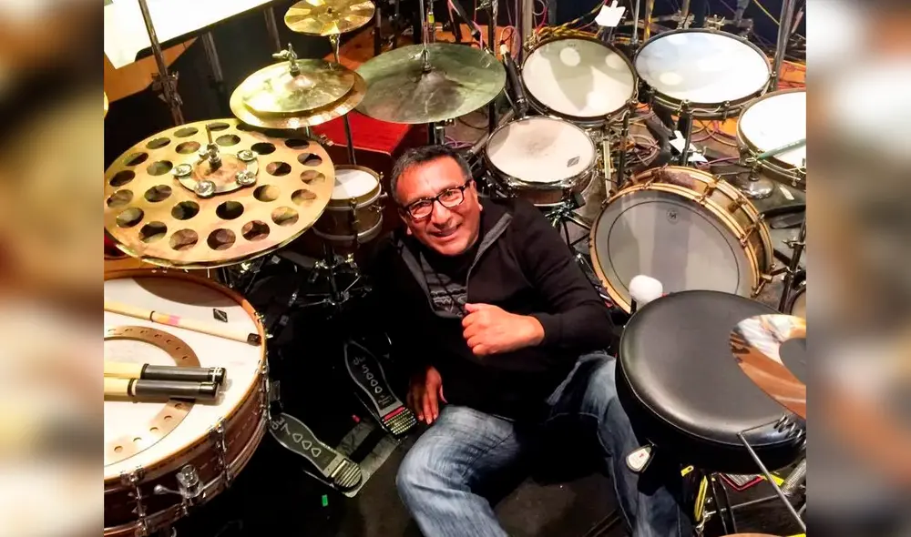 TRABAJO. Además de grabar con estrellas mundiales de la música, Alex Acuña tiene discos propios vinculados al jazz latino y a la fusión de ritmos. Su último disco es Gift (2022). Foto: Archivo/La República