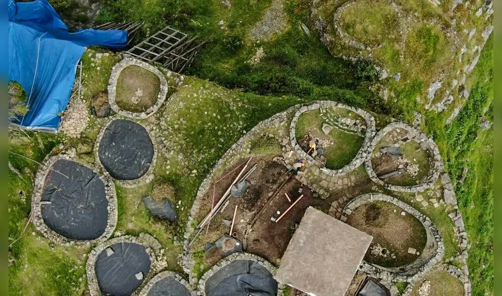 Fortaleza Kuélap se ve amenazado en tiempos de lluvias y en temporada seca por los incendios forestales. Foto: Cortesía PIA Kuélap