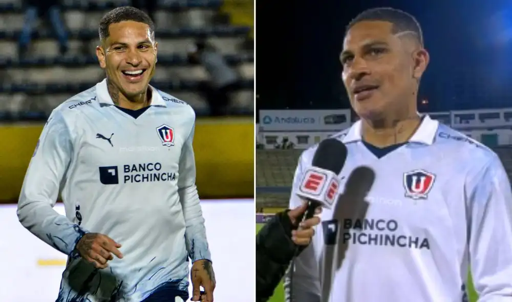 Paolo Guerrero tiene 8 goles con LDU. Foto: composición GLR/LDU/ESPN