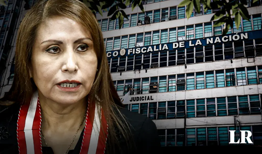 Abogados llegaron a los exteriores de la Fiscalía para exigir la renuncia de Patricia Benavides. Foto: composición de Jazmin Ceras/La República/Latina/Andina